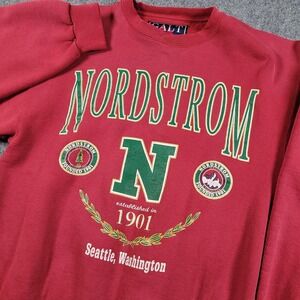 Vintage Nordstrom Sweatshirt Mens Medium Galt Sand Seattle Washington 90s USA